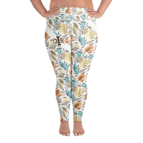 All-Over Print Plus Size Leggings - Image 2